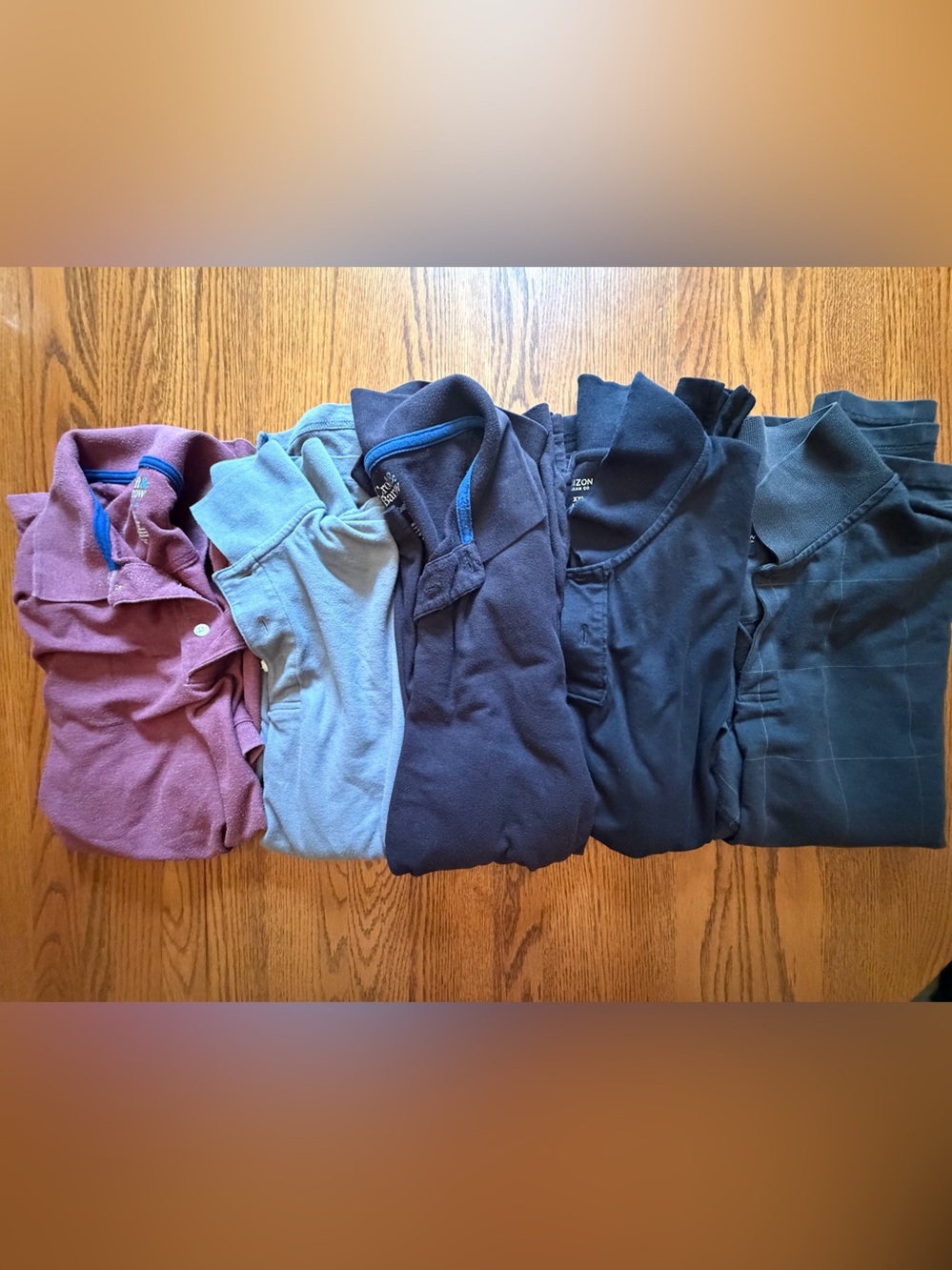 Five Men's Polos XXL